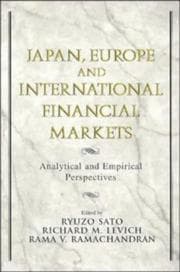 Tapa de Japan, Europe, and International Financial Markets