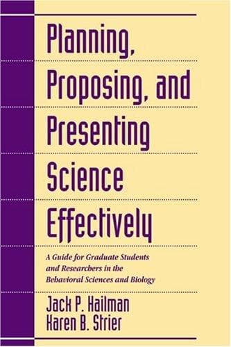 Tapa de Planning, proposing, and presenting science effectively
