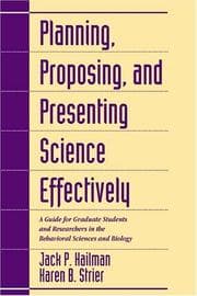 Tapa de Planning, proposing, and presenting science effectively