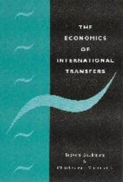 Tapa de The economics of international transfers