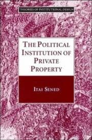 Tapa de The political institution of private property