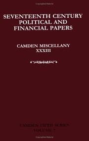 Tapa de Seventeenth-century political and financial papers