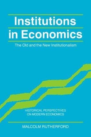 Tapa de Institutions in Economics