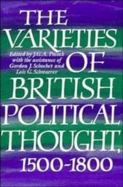 Tapa de The varieties of British political thought, 1500-1800