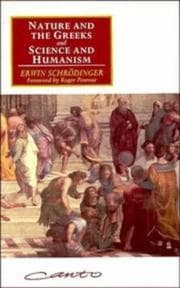 Tapa de 'Nature and the Greeks' and 'Science and Humanism' (Canto original series)
