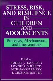 Tapa de Stress, risk, and resilience in children and adolescents