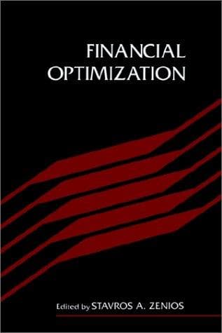 Tapa de Financial Optimization