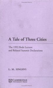 Tapa de A tale of three cities