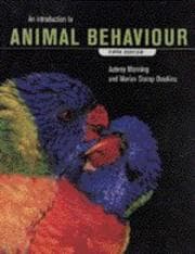 Tapa de An introduction to animal behaviour