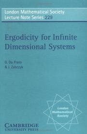 Tapa de Ergodicity for infinite dimensional systems