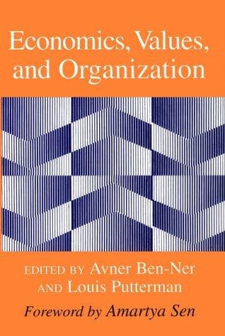 Tapa de Economics, Values, and Organization