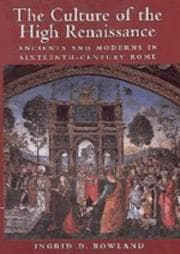 Tapa de The culture of the High Renaissance