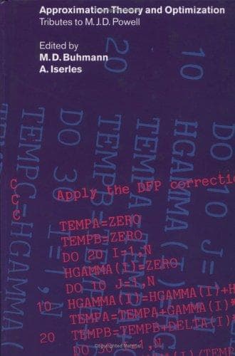 Tapa de Approximation Theory and Optimization