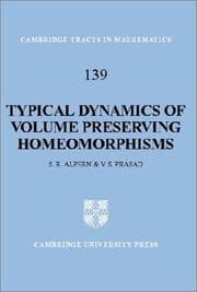 Tapa de Typical dynamics of volume preserving homeomorphisms