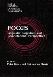 Tapa de Focus on natural language processing