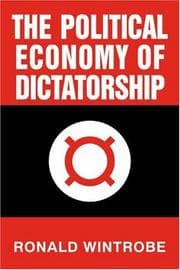 Tapa de The political economy of dictatorship