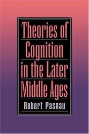 Tapa de Theories of cognition in the later Middle Ages