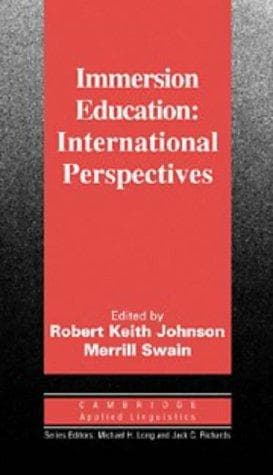 Tapa de Immersion Education