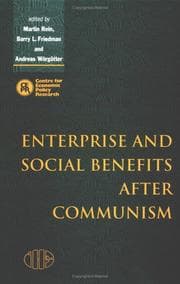 Tapa de Enterprise and social benefits after communism
