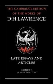 Tapa de Late essays and articles