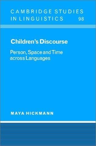 Tapa de Children's discourse