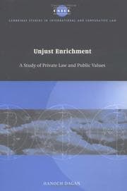 Tapa de Unjust Enrichment