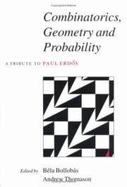 Tapa de Combinatorics, geometry, and probability