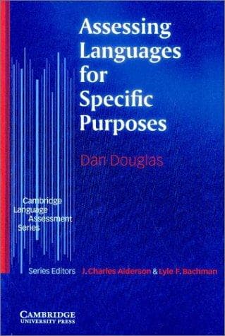 Tapa de Assessing Languages for Specific Purposes (Cambridge Language Assessment)