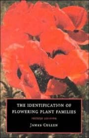 Tapa de The identification of flowering plant families