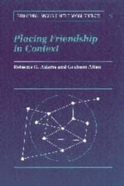 Tapa de Placing friendship in context