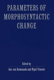 Tapa de Parameters of morphosyntactic change