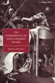 Tapa de The homoerotics of early modern drama