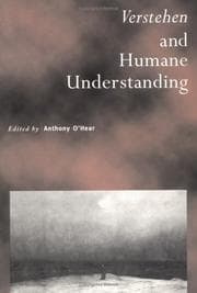 Tapa de Verstehen and humane understanding