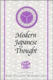 Tapa de Modern Japanese thought