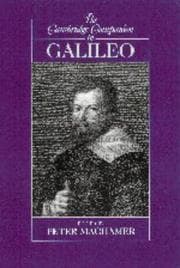 Tapa de The Cambridge companion to Galileo