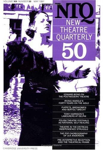 Tapa de New Theatre Quarterly 50