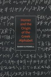 Tapa de Homer and the origin of the Greek alphabet