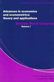 Tapa de Advances in economics and econometrics