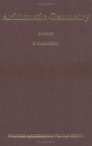 Tapa de Arithmetic Geometry (Symposia Mathematica)