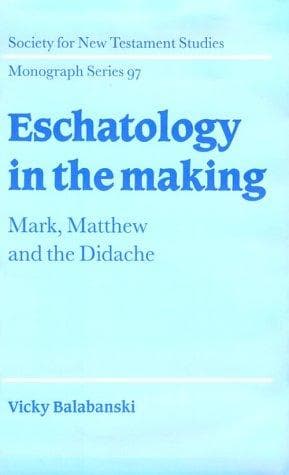 Tapa de Eschatology in the making