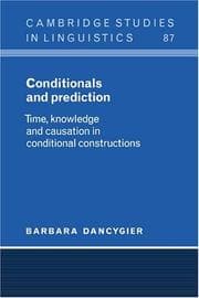 Tapa de Conditionals and Prediction
