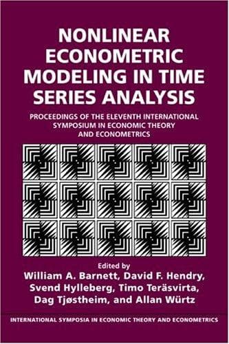Tapa de Nonlinear Econometric Modeling in Time Series