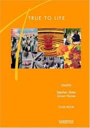 Tapa de True to Life Starter Classbook