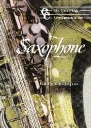 Tapa de The Cambridge companion to the saxophone
