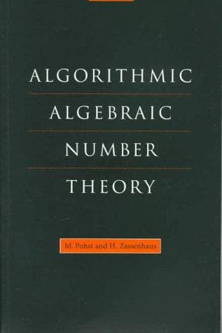 Tapa de Algorithmic Algebraic Number Theory