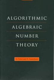 Tapa de Algorithmic Algebraic Number Theory