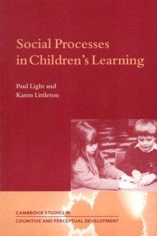 Tapa de Social processes in children's learning