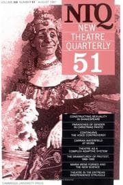Tapa de New Theatre Quarterly 51