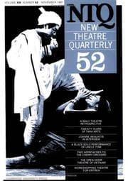 Tapa de New Theatre Quarterly 52