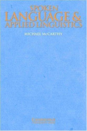 Tapa de Spoken language and applied linguistics